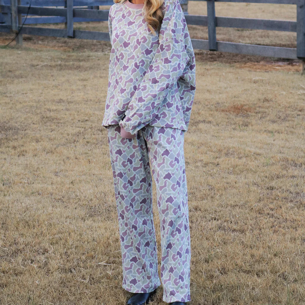 Lulu Mac Waffle Camo Pants