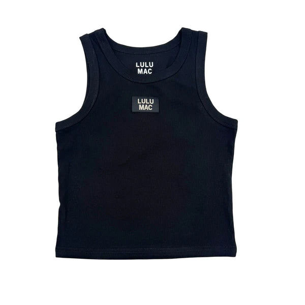 Youth Black Solid Tank
