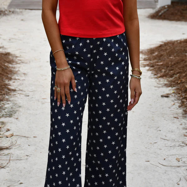 Lulu Mac Navy Star Pant