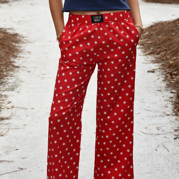 Lulu Mac Red Star Pant