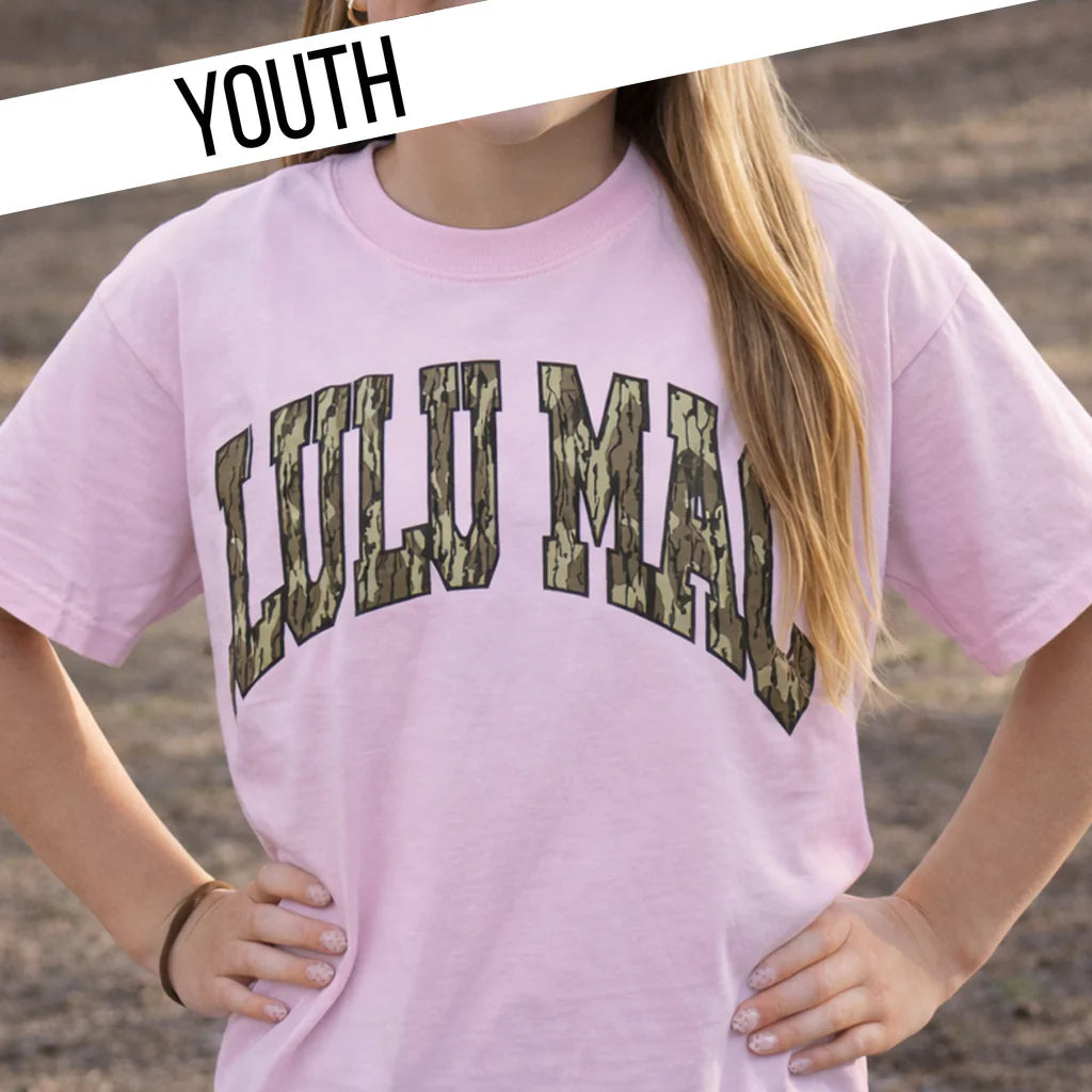 Youth Mossy Oak Bottomland Blossom Youth Comfort Colors Tee