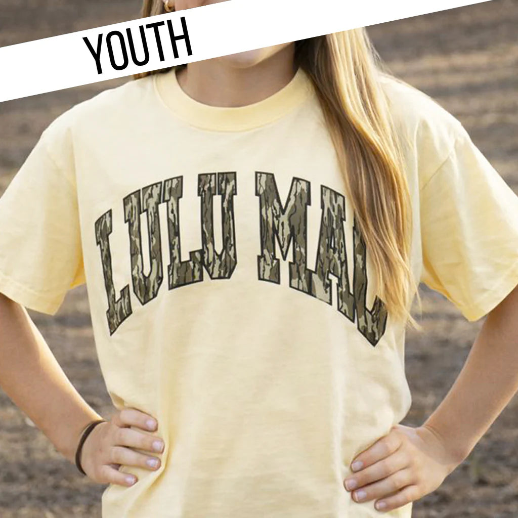 Youth Mossy Oak Bottomland Butter Youth Comfort Colors Tee