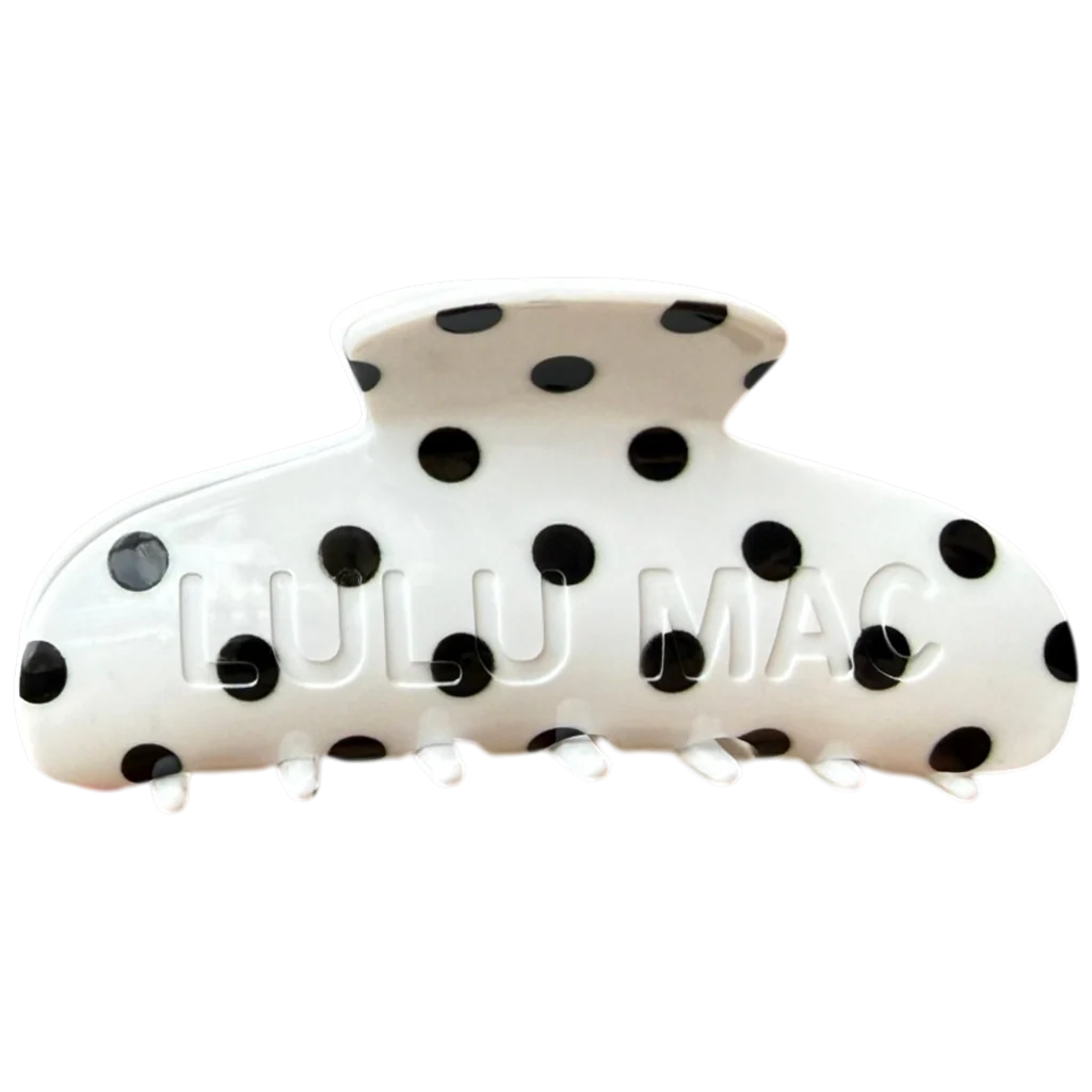 Lulu Mac Polka Dot Hair Clip