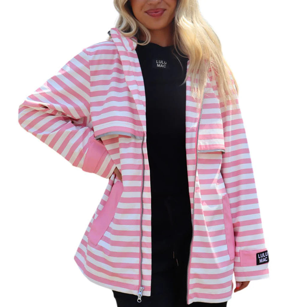 Lulu Mac Pink Stripe Raincoat *COMING SOON*
