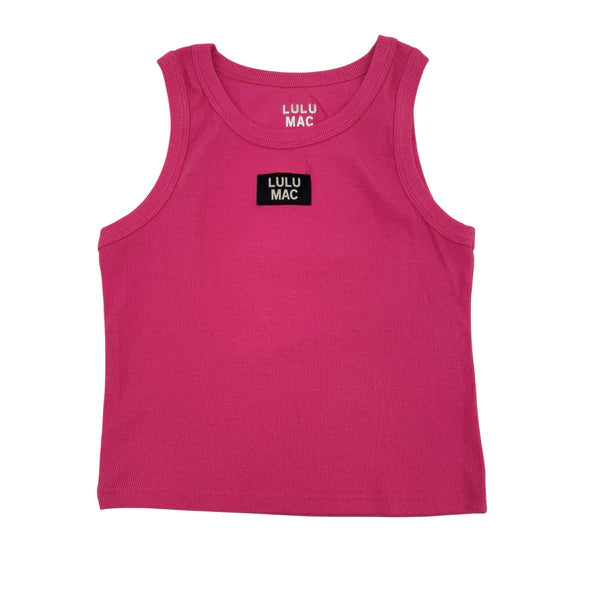 Lulu Mac Hot Pink Knit Tank