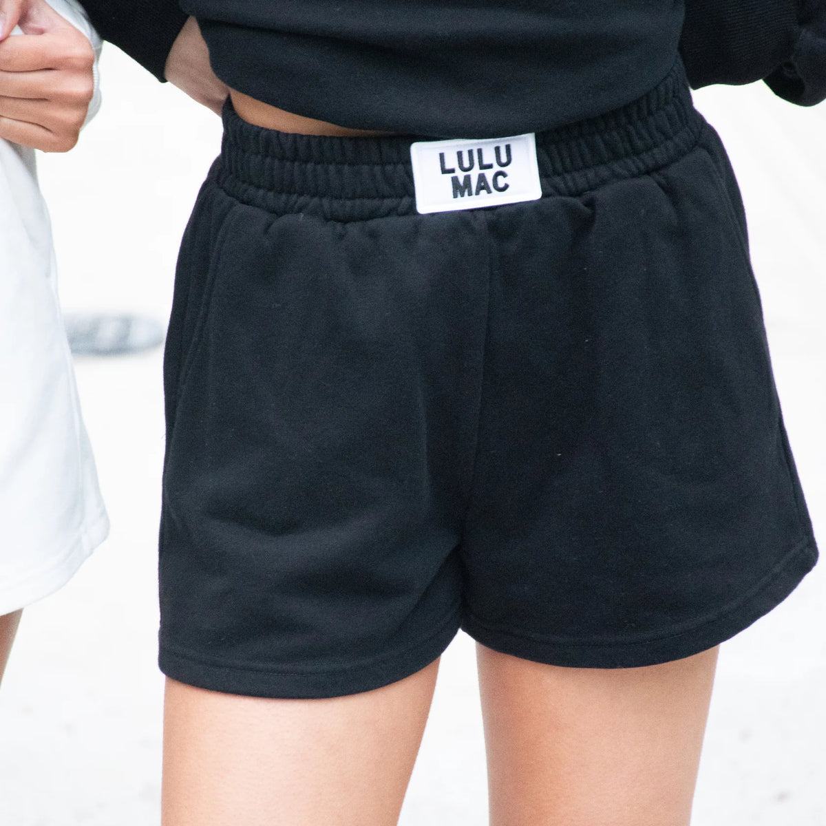 Lulu Mac Black Terry Cloth Short
