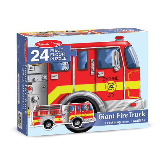 Melissa & Doug - Giant Fire Truck 24pc Puzzle