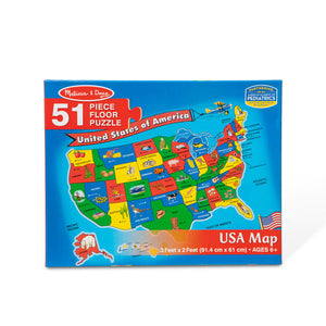 Melissa & Doug - USA Map 51pc Puzzle