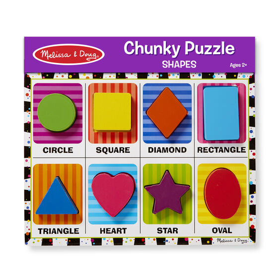 Melissa & Doug - Chunky Puzzle Shapes