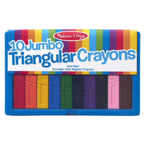 Jumbo Triangular Crayons (10pc)
