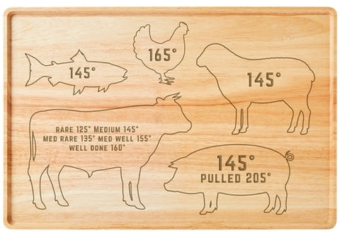 C.R. Gibson - Grilling Wood Rectangular Platter