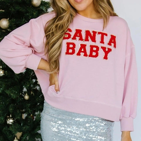 Mary Square- Sweatshirt Millie Santa Baby