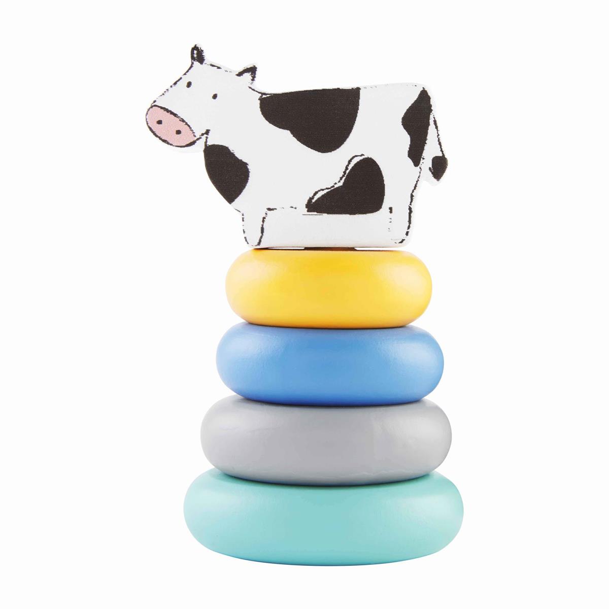 Mudpie- Farm Animal Stacking Ring Sets 