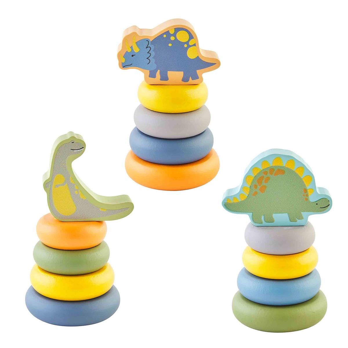 Mudpie- Dino Stacking Toy Sets 