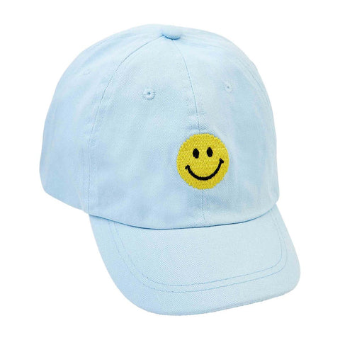 Mudpie- Smiley Face Embroidered Hat #16010188