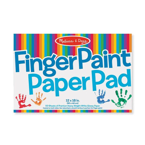 Finger Paint Paper Pad (12" x 18")