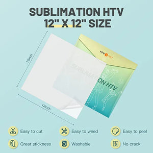 HTVRONT- Sublimation HTV 10 Sheet Pack – Craft Closet