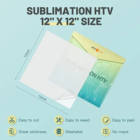 HTVRONT- Sublimation HTV 10 Sheet Pack