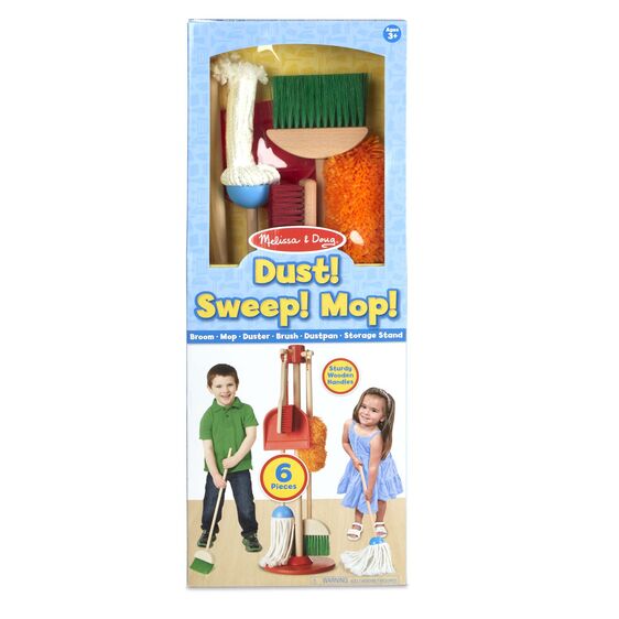 Let's Play House! Dust! Sweep! Mop!