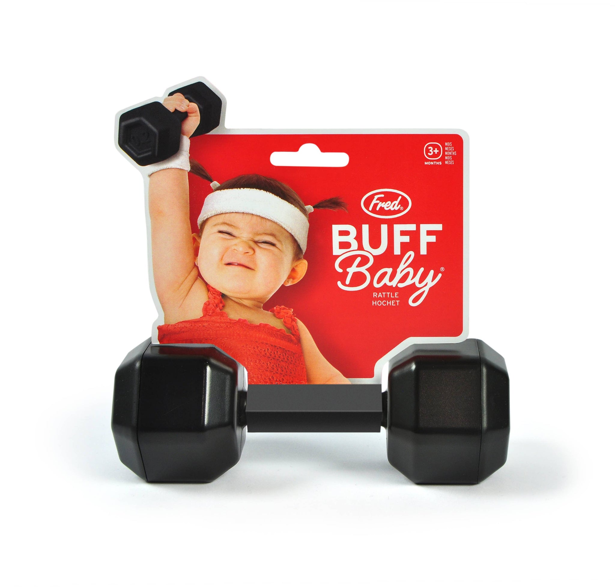 Buff Baby- Dumbbell Rattle