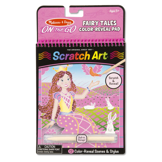 On the Go Scratch Art: Color-Reveal Pad