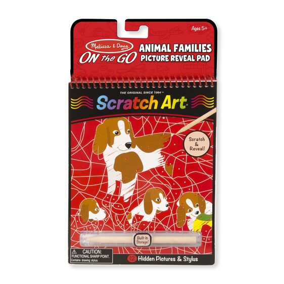 On the Go Scratch Art: Color-Reveal Pad