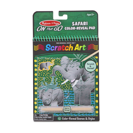 On the Go Scratch Art: Color-Reveal Pad