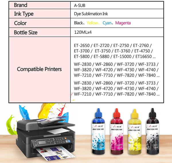 A-SUB Sublimation Ink