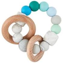 Mudpie- Silicone & Wood Teether #12600112