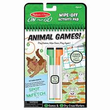 On The Go- Wipe Off Activity Pad