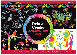 Deluxe Combo Scratch Art Set