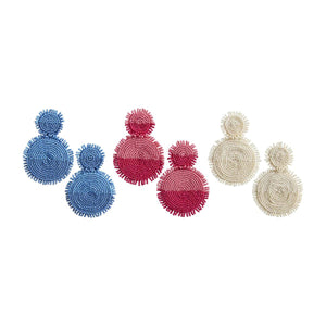 Mudpie-Tonal Beaded Earrings #81430002