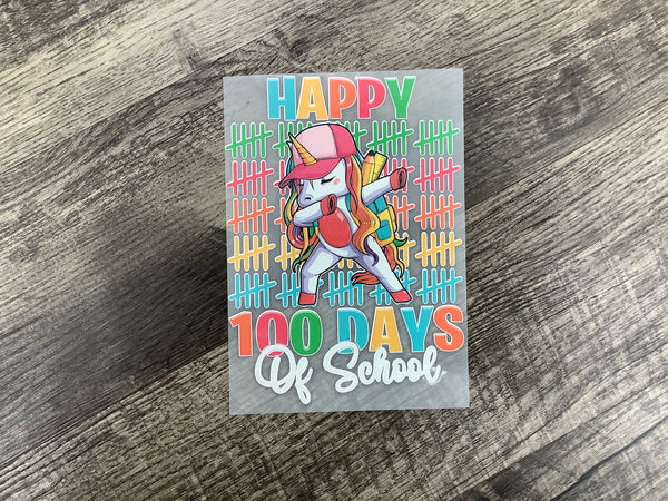 100 Days of School HTV Ready Prints