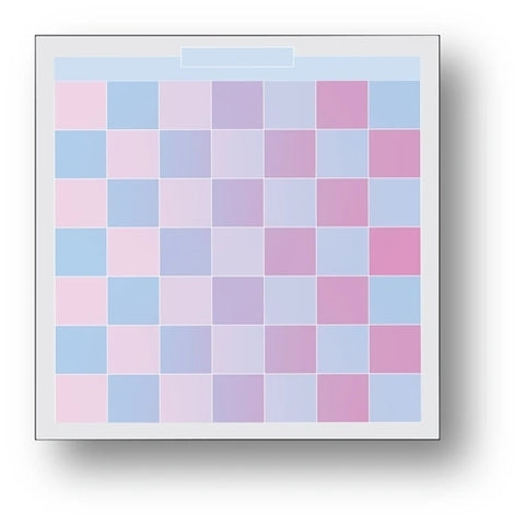 Ombre Check Monthly Wall Wallies