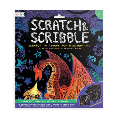 Ooly- Scratch & Scribble (Fantastic Dragons)