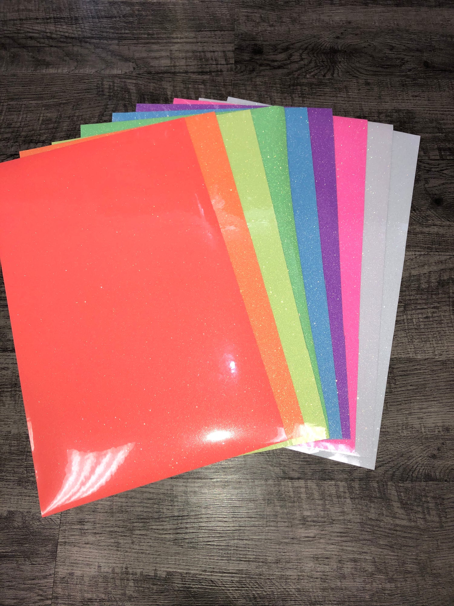 Siser Neon & White Glitter HTV - 1 Yard Roll