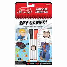 On The Go- Wipe Off Activity Pad